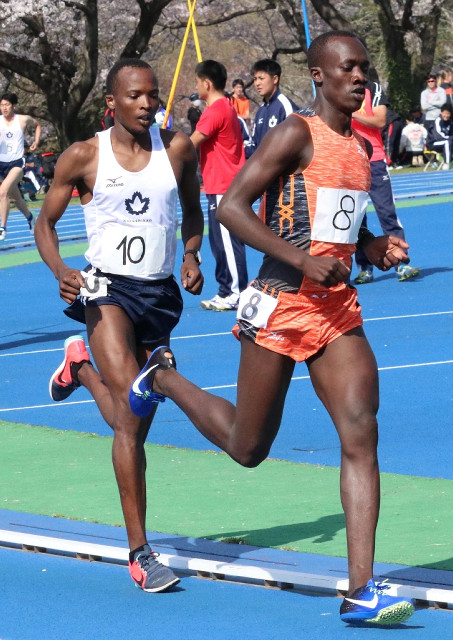 国士舘大新加入のケニア人留学生・ヴィンセントが青学大勢に“完勝