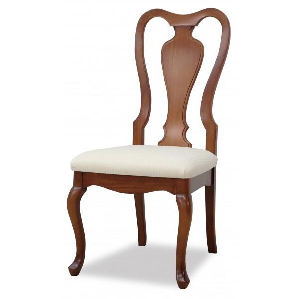 ダイニングチェア 2脚セット ブラウン チェア 2脚 猫脚 マホガニー