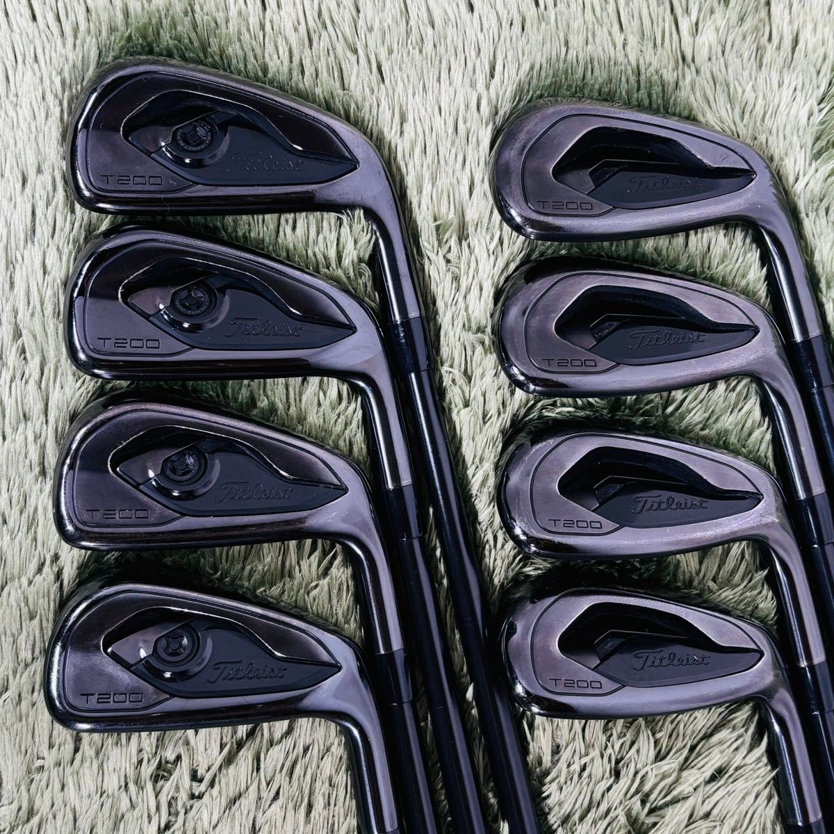 タイトリスト T200ブラック アイアン8本セット メンズゴルフ 初心者